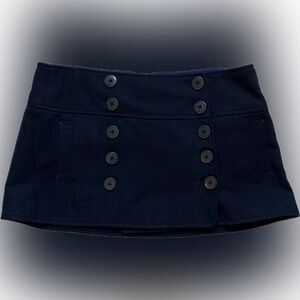 Vintage Y2K American Eagle Wool Mini Skirt